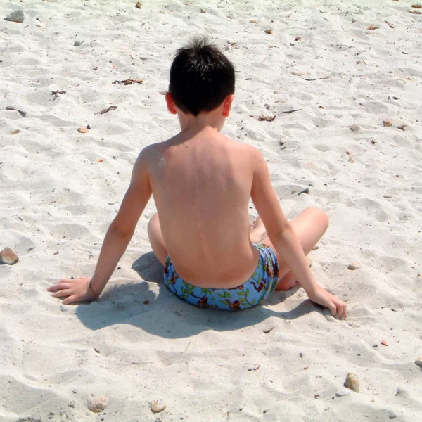 San Teodoro Italien Juli 2002 Cinta Stranden San Teodor — Stockfoto