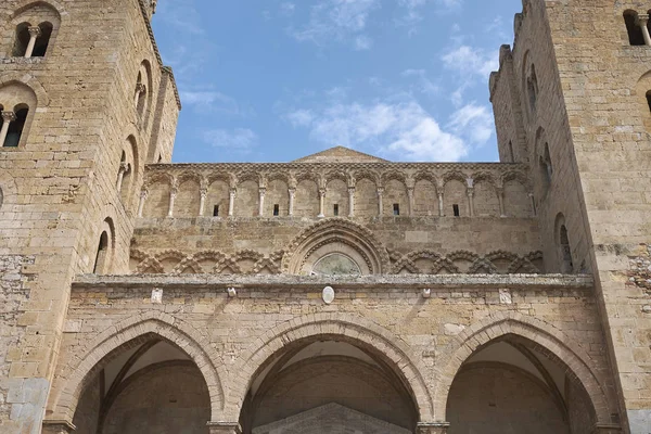 Cefalu Italië September 2018 Uitzicht Kathedraal Van Cefalu — Stockfoto