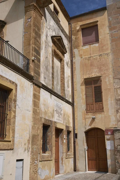 Cefalu Itália Setembro 2018 Vista Palácio Episcopal — Fotografia de Stock