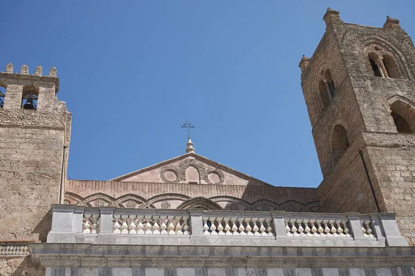 Monreale Italië September 2018 Uitzicht Kathedraal Van Monreale — Stockfoto