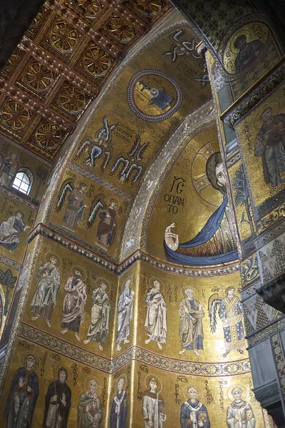 Monreale Italia Septiembre 2018 Vista Del Ábside Catedral Monreale — Foto de Stock