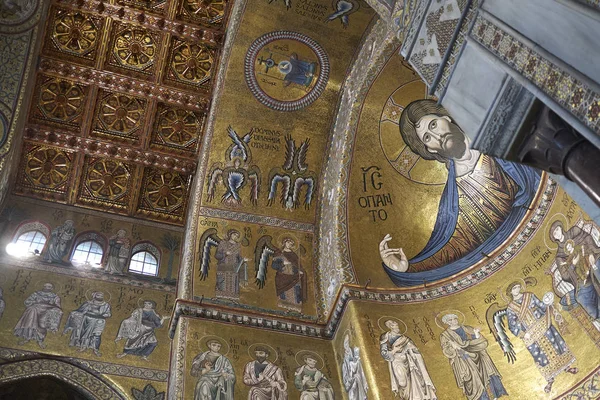 Monreale Italia Septiembre 2018 Vista Del Ábside Catedral Monreale — Foto de Stock