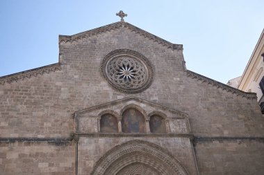 Palermo, İtalya - 08 Eylül 2018 : San Francesco di Assisi kilisesinin görünümü