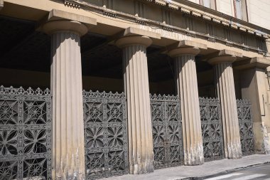 Palermo, İtalya - 08 Eylül 2018 : Palazzo delle Reali Finanze görünümü