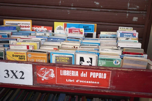 Palermo Italy September 2018 Used Books Sold Palermo — Stock Photo, Image