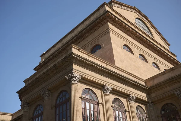 Palermo Italia Septiembre 2018 Vista Del Teatro Massimo — Foto de Stock