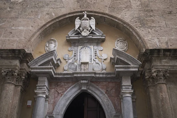 Palermo Italy September 2018 View Main Facade Palermo Cathedral — Stock Photo, Image