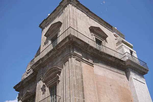 Palermo Itália Setembro 2018 Vista Porta Felice Gate — Fotografia de Stock