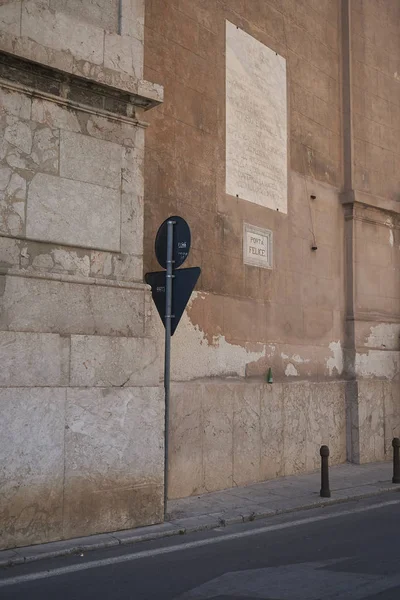 Palerme Italie Septembre 2018 Vue Porte Porta Felice — Photo