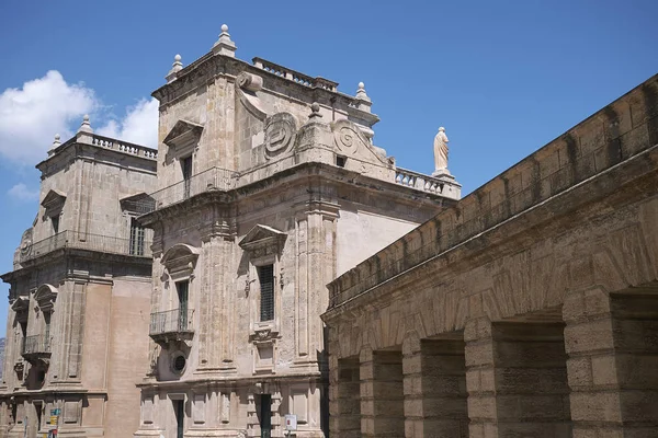 Palermo Itália Setembro 2018 Vista Porta Felice Mura Delle Cattive — Fotografia de Stock