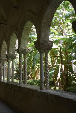 Palermo, İtalya - 07 Eylül 2018 : Aziz Dominik Manastırı Kilisesi