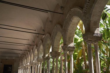 Palermo, İtalya - 07 Eylül 2018 : Aziz Dominik Manastırı Kilisesi