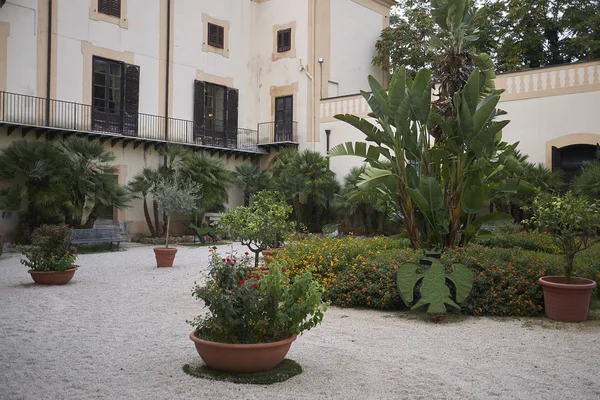 Palermo Italia Septiembre 2018 Vista Villa Niscemi — Foto de Stock