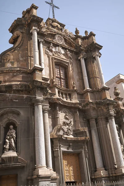 Palermo Itália Setembro 2018 Vista Igreja Sant Anna Misericordia — Fotografia de Stock