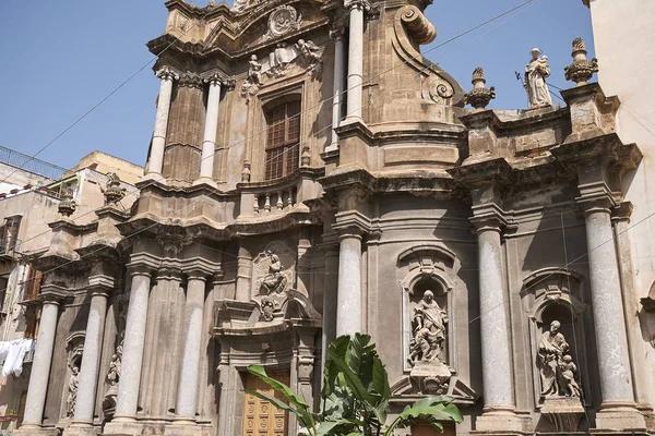 Palermo Itália Setembro 2018 Vista Igreja Sant Anna Misericordia — Fotografia de Stock