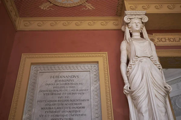 Palermo Itália Setembro 2018 Vista Entrada Schola Regia Botanice Palermo — Fotografia de Stock