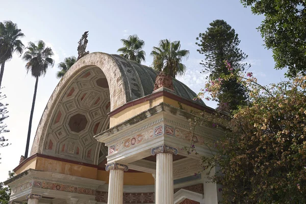 Palermo Italia Septiembre 2018 Vista Exedra Norte Villa Giulia — Foto de Stock