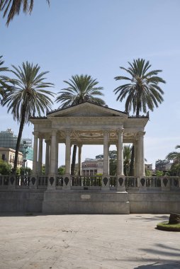 Palermo, İtalya - 07 Eylül 2018 : Palchetto della Musica görünümü