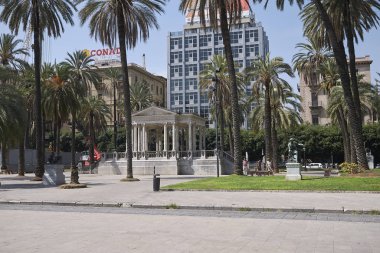 Palermo, İtalya - 07 Eylül 2018 : Palchetto della Musica görünümü