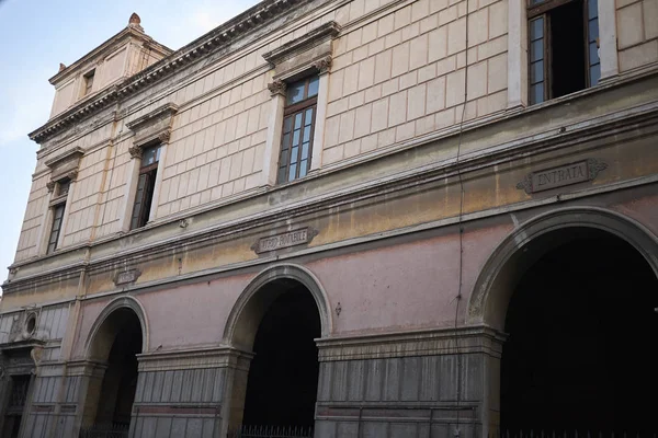 Palermo Italien September 2018 Blick Auf Teatro Politeama — Stockfoto