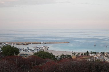 San Vito Lo Capo, İtalya - 30 Ağustos 2011: San Vito Lo Capo kasabasının görünümü