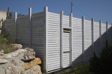 Scopello, İtalya - 01 Eylül 2018 : Ahşap kutu 