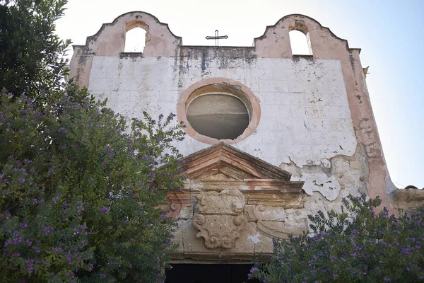 Scopello Italia Septiembre 2018 Vista Iglesia Tonnara Scopello —  Fotos de Stock