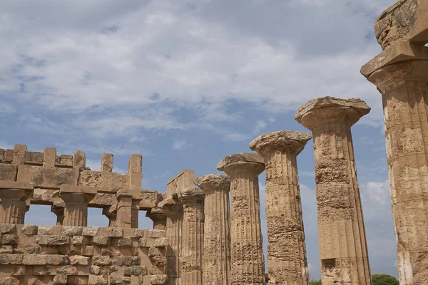 Selinunte Italia Settembre 2018 Veduta Del Tempio Hera Tempio — Foto Stock