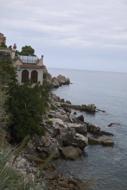 Torre Colonna, İtalya - 09 Eylül 2018 : Torre Colonna'da Peyzaj