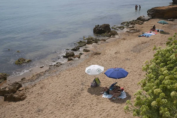 Selinunte Italia Septiembre 2018 Vista Playa Marinella Selinunte — Foto de Stock