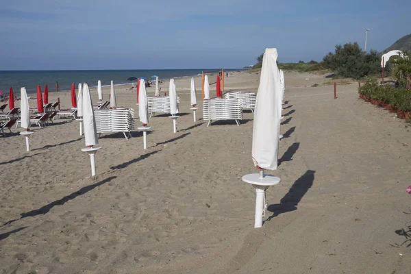 Ґорго Лунґо Італія Вересня 2018 Вид Пляж Ґорго Лунго — стокове фото