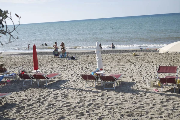 Ґорго Лунґо Італія Вересня 2018 Вид Пляж Ґорго Лунго — стокове фото