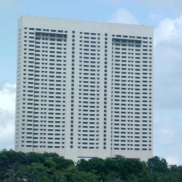 Singapura Singapura Fevereiro 2002 Edifício Singapura — Fotografia de Stock