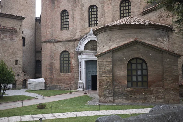 Ravenne Italie Août 2019 Vue Extérieur Basilique San Vitale — Photo