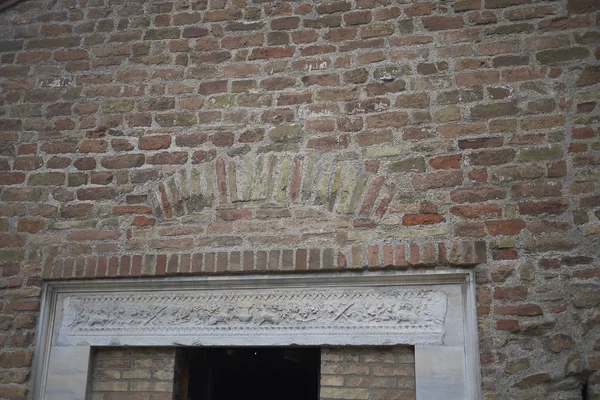 Ravenna Talya Ağustos 2019 Galla Placidia Mozolesi Girişinin Detayları — Stok fotoğraf