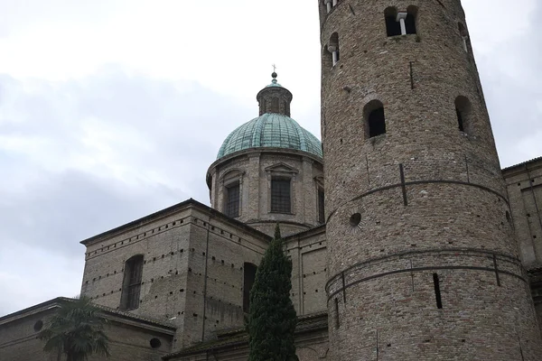 Ραβέννα Ιταλία Αυγούστου 2019 Θέα Στο Καμπαναριό Του Καθεδρικού Ναού — Φωτογραφία Αρχείου