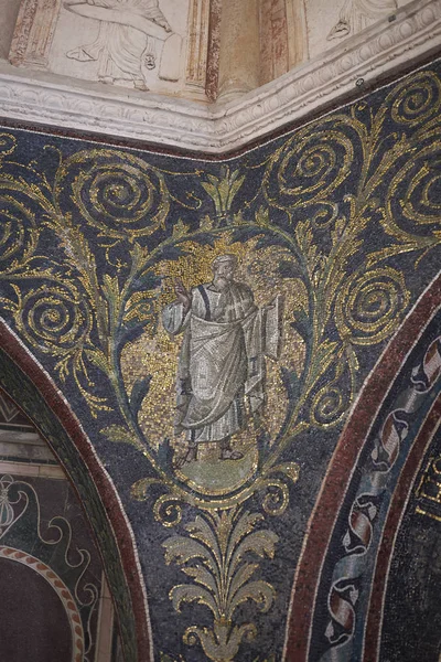 Ravenna Agosto 2019 Veduta Dell Interno Battistero Neoniano — Foto Stock