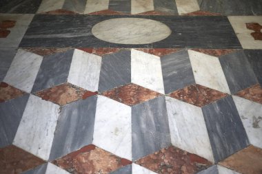 Firenze, İtalya - 21 Haziran 2018 : San Gaetano kilisesi kaldırımı