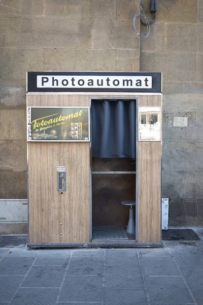 Firenze, İtalya - 21 Haziran 2018 : Floransa'da Photoautomat