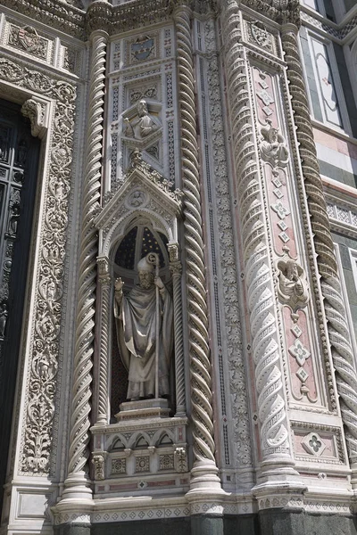 Firenze Italy June 2018 Detail Florence Cathedral Cattedrale Santa Maria — Stock Photo, Image