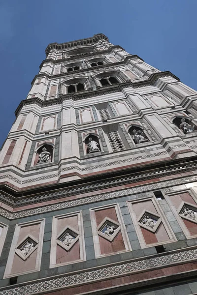 Firenze Włochy Czerwca 2018 Widok Dzwonnicę Giotto Florencji Katedra Cattedrale — Zdjęcie stockowe