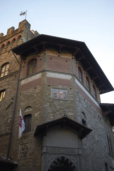 Firenze Febbraio 2019 Veduta Della Societa Dantesca Italiana Nel Palazzo — Foto Stock