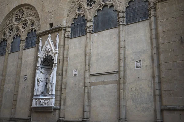 Флоренция Италия Февраля 2019 Года Вид Церковь Орсанмикеле — стоковое фото