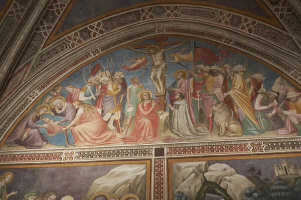 Florence, Italy - March 01, 2019 : Sacrestia at Officina profumo-farmaceutica di Santa Maria Novella shop