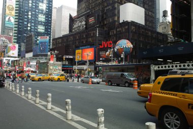 New York, Amerika Birleşik Devletleri - 04 Ekim 2008: Times Square görünümü