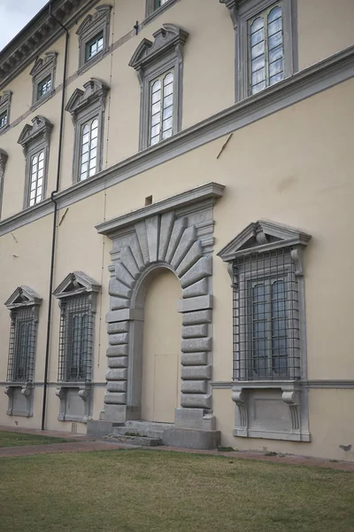 Citta Castello Włochy Sierpnia 2018 Widok Palazzo Vitelli Fondazione Cassa — Zdjęcie stockowe