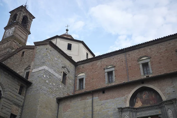 Città Castello Agosto 2018 Veduta Della Basilica Della Città Castello — Foto Stock