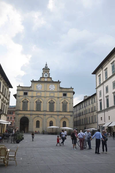 Citta Castello Italien August 2018 Blick Auf Den Palazzo Del Stockbild