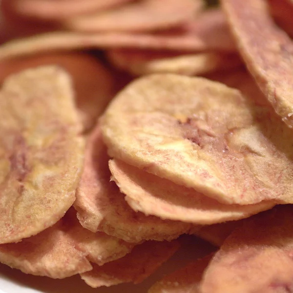 Los Chips Plátano Cierran — Foto de Stock