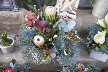 Milano, İtalya - 17 Aralık 2017 : Noel dekorasyonu